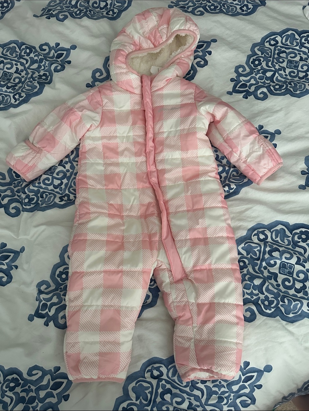 Eddie Bauer Pink and White Sherpa Baby Jacket NWOT